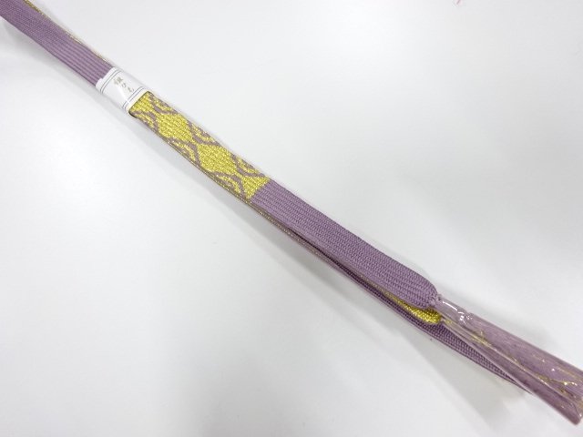 JAPANESE KIMONO / UNUSED KOREI HAND-TIED OBIJIME